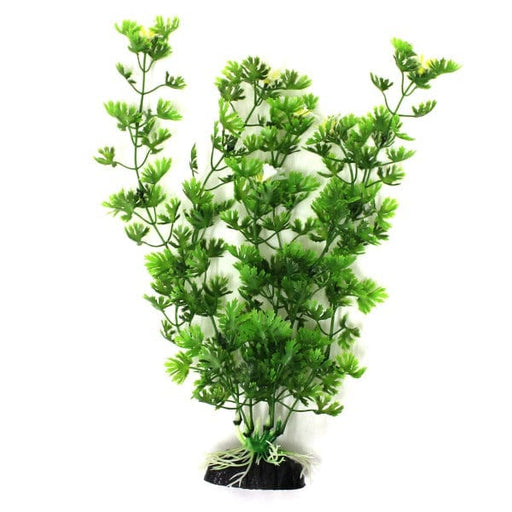 Fish Gear Green Water Parsley Plastic Aquarium Plant (12