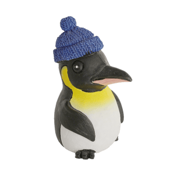 Petland Canada Fish Gear Penguin With Hat Aquarium Ornament