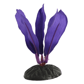 Petland Canada Fish Gear Purple Dwarf Sword Silk Betta Plant (4")