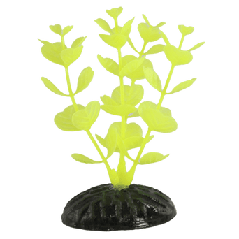 Petland Canada Fish Gear Yellow Cabomba Plastic Betta Plant (4")