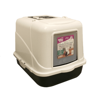 Petland Canada Here Kitty Deluxe Easy Scoop Hooded Litter Pan