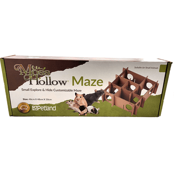 Petland Canada Moss Hollow Maze for Small Animals