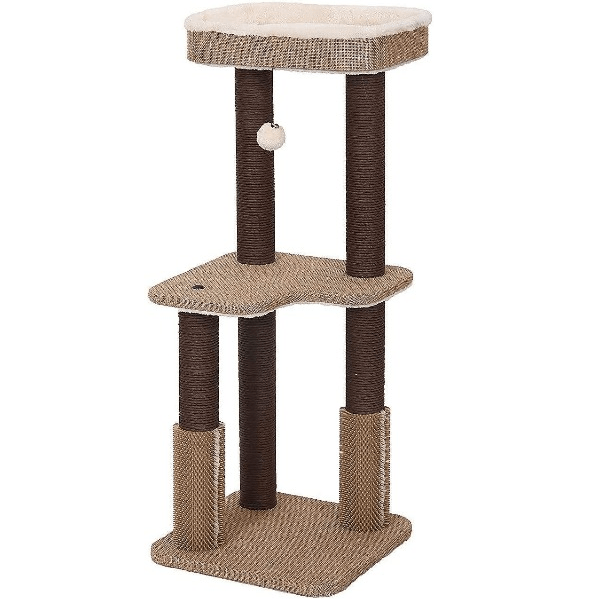 PetPals Balmy Jute & Fleece Cat Tree – Petland Canada