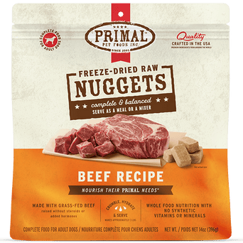 Primal Pet Foods Inc. Primal Freeze Dried Beef Nuggets for Dogs