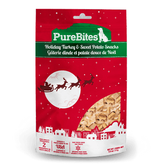 PureBites PureBites Holiday Freeze Dried Turkey & Sweet Potato Dog Treats, 71g