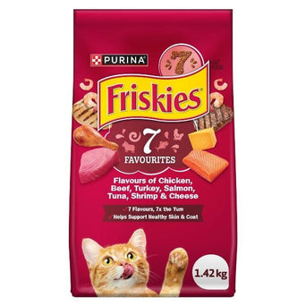 Purina Friskies 7 Dry Cat Food, 1.42kg