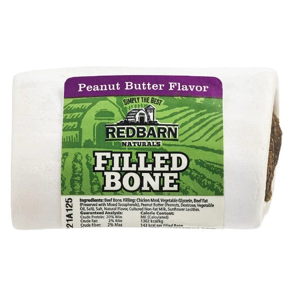 Are peanut butter filled store bones safe for dogs