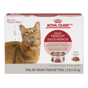 Royal Canin Royal Canin Adult Instinctive Thin Slices in Gravy Canned Cat Food 12 Pack