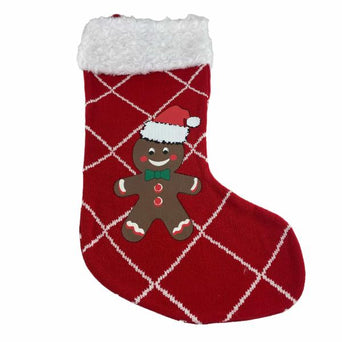 Silver Paw Silver Paw Gingerbread Stocking