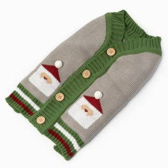 Silver Paw Silver Paw Santa Dog Sweater