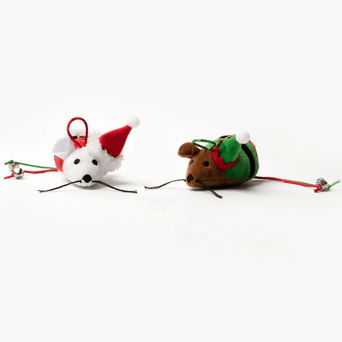 Silver Paw Silver Paw Santa & Elf Mice Set Cat Toy