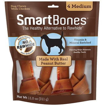 SmartBones SmartBones Peanut Butter Flavoured Bone Chews for Dogs