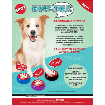 Spot Spot Easy-Talk Recordable Buttons for Pets