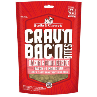 Stella & Chewy's Stella & Chewy's Crav'n Bac'n Bites Soft Dog Treats; Bacon & Pork