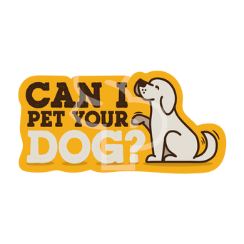 Sticker Pack Sticker Pack Dog Sayings - Pet Your Dog; Small Sticker