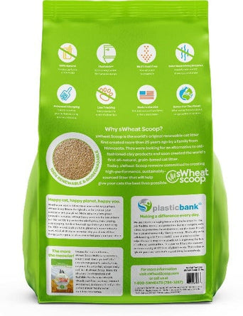 sWheat Scoop sWheat Scoop Multi-Cat Clumping Wheat Cat Litter