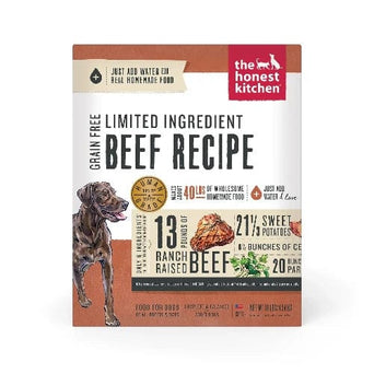 The Honest Kitchen The Honest Kitchen Limited Ingredient Grain Free Beef Recipe Dehydrated Dog Food, 10lb (SPECIAL ORDER ITEM)