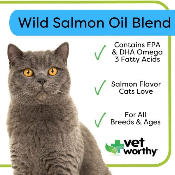 Wild alaskan salmon hot sale oil for cats