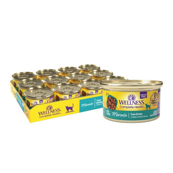 Wellness Wellness Complete Health Morsels Tuna Entree in Gravy Canned Cat Food, 3oz