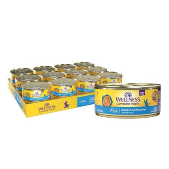 Wellness Wellness Complete Health Pate Chicken & Herring Dinner Canned Cat Food