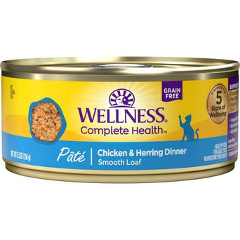 Wellness Wellness Complete Health Pate Chicken & Herring Dinner Canned Cat Food