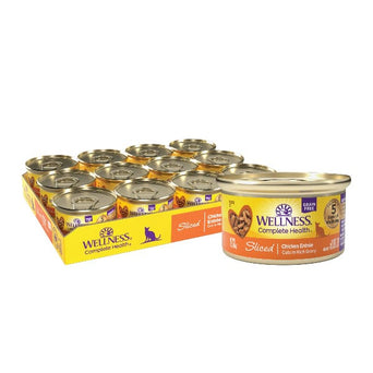 Wellness Wellness Complete Health Sliced Chicken Entree in Gravy Canned Cat Food, 3oz