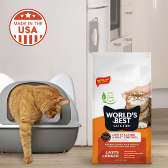 World's Best Cat Litter WORLD'S BEST Low Tracking & Dust Control Clumping Cat Litter