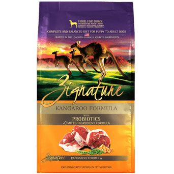 Zignature Limited Ingredient Kangaroo Formula Dry Dog Food, 25lb 