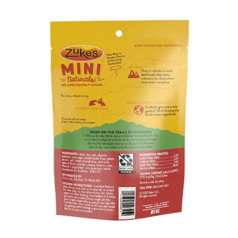 Zuke's Zuke's Mini Naturals Duck Recipe Dog Treats