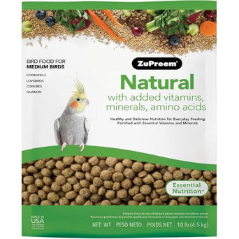 ZuPreem ZuPreem Natural Bird Food, Medium